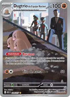 Dugtrio da Equipe Rocket — Heróis Excelsos 239