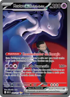 Mewtwo ex da Equipe Rocket — Heróis Excelsos 281