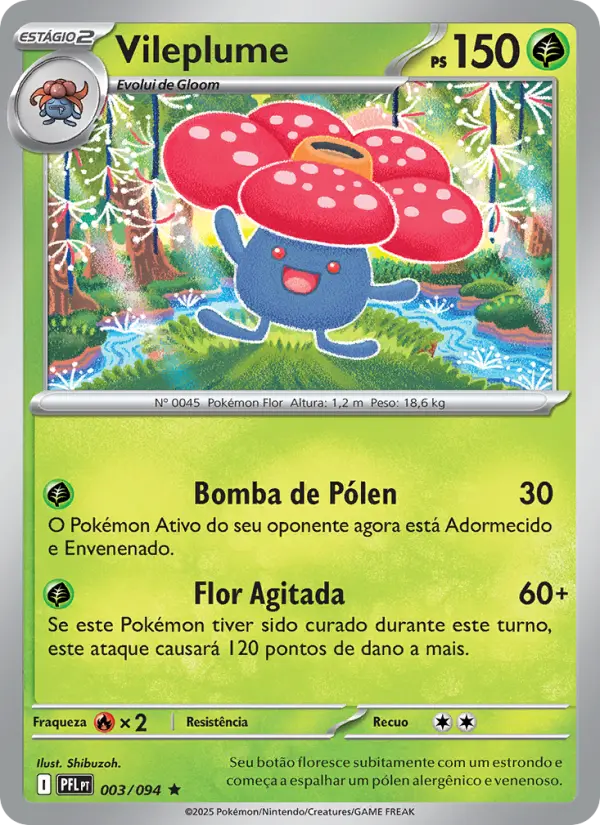 Vileplume — Fogo Fantasmagórico 003