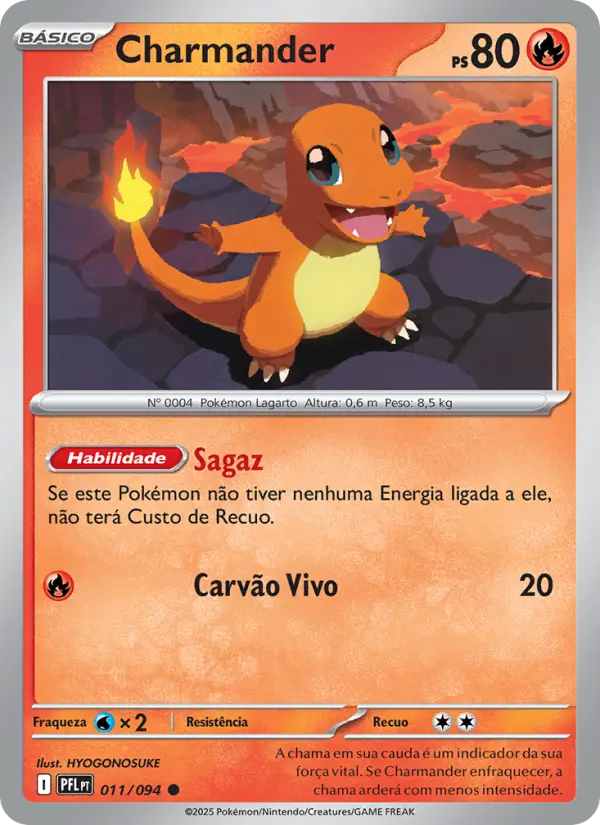 Charmander — Fogo Fantasmagórico 011