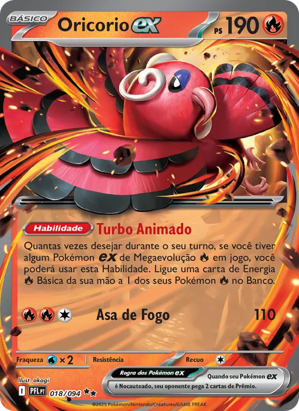 Oricorio ex — Fogo Fantasmagórico 018