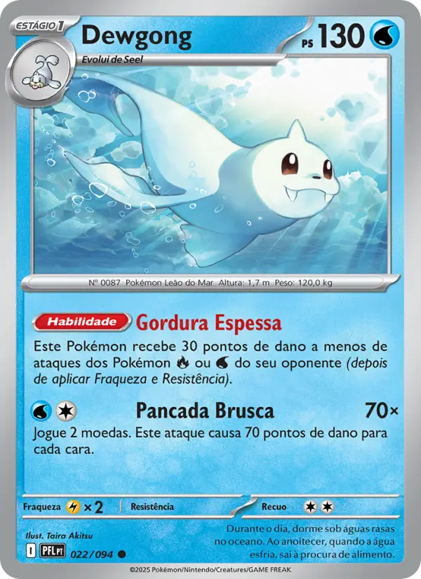 Dewgong — Fogo Fantasmagórico 022