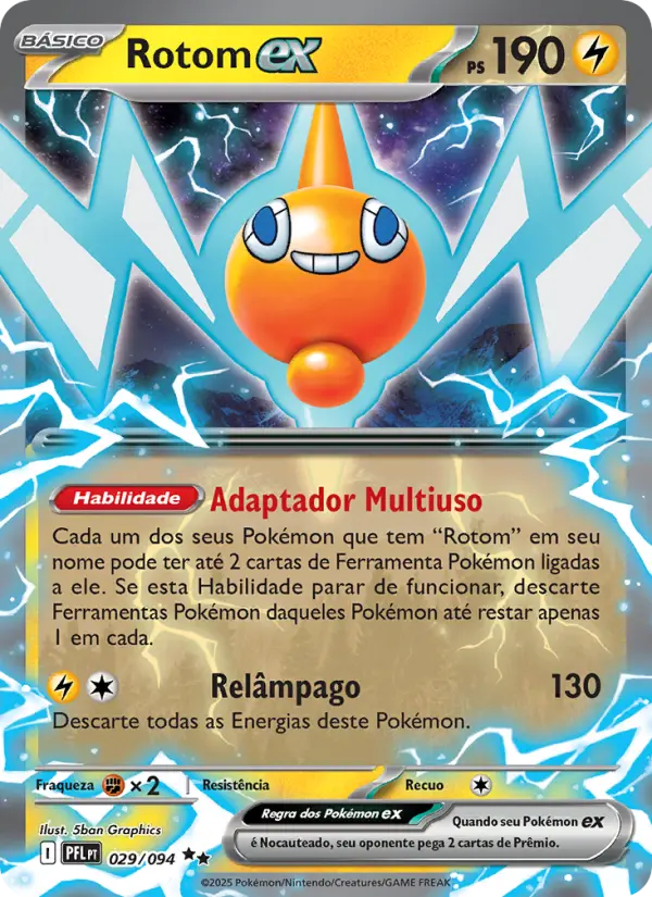 Rotom ex — Fogo Fantasmagórico 029