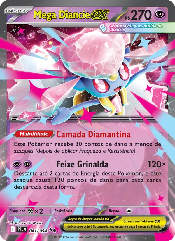 Mega Diancie ex — Fogo Fantasmagórico 041