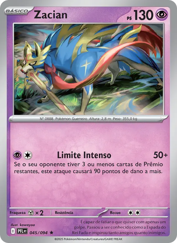 Zacian — Fogo Fantasmagórico 045