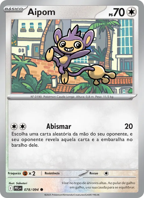 Aipom — Fogo Fantasmagórico 078