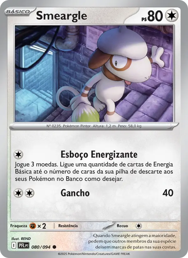 Smeargle — Fogo Fantasmagórico 080