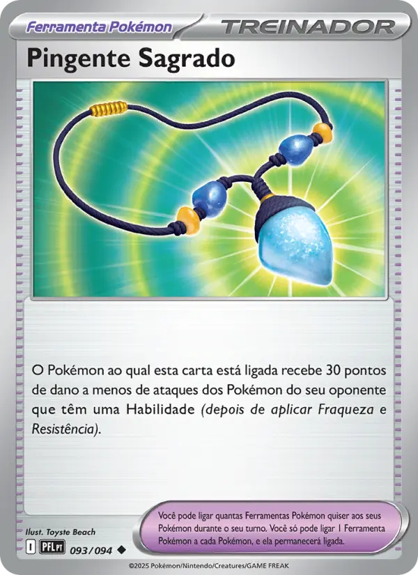 Pingente Sagrado — Fogo Fantasmagórico 093