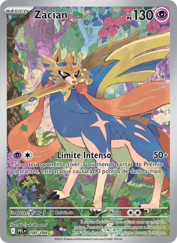 Zacian — Fogo Fantasmagórico 100