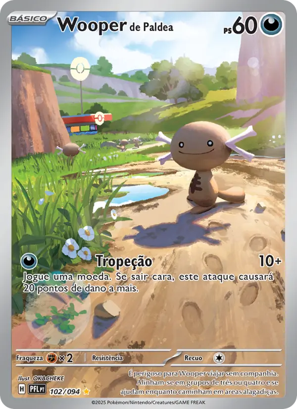 Wooper de Paldea — Fogo Fantasmagórico 102