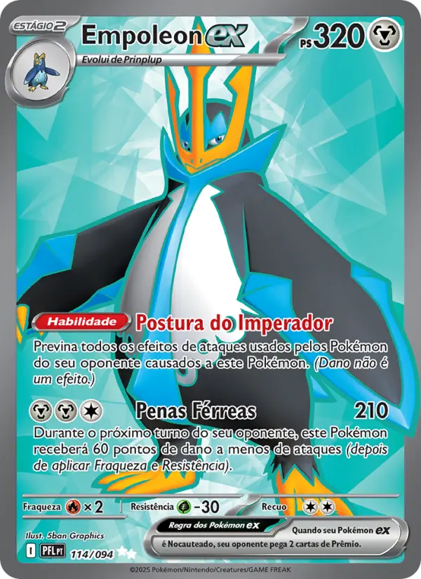 Empoleon ex — Fogo Fantasmagórico 114