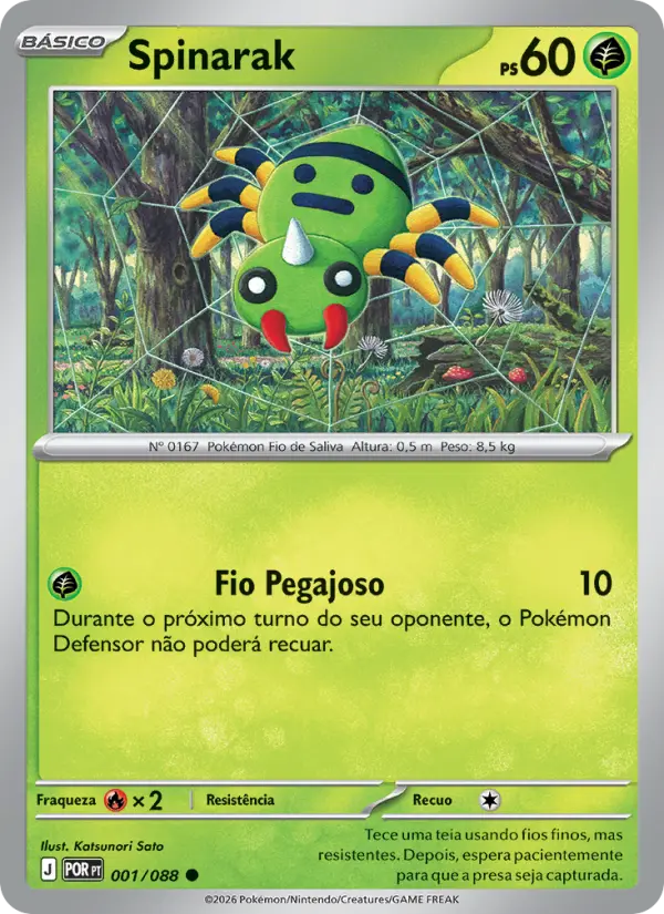 Spinarak — Equilíbrio Perfeito 001