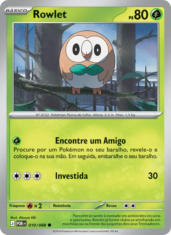 Rowlet — Equilíbrio Perfeito 010