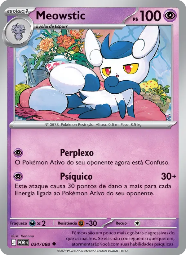 Meowstic — Equilíbrio Perfeito 034