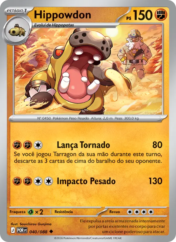 Hippowdon — Equilíbrio Perfeito 040