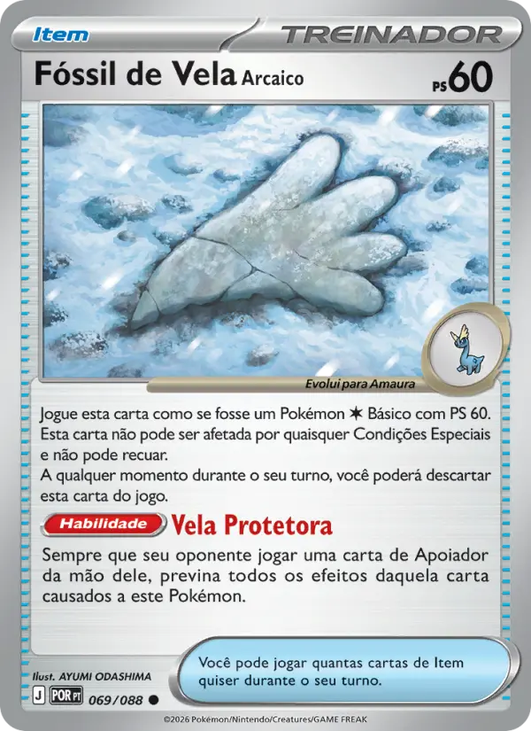Fóssil de Vela Arcaico — Equilíbrio Perfeito 069