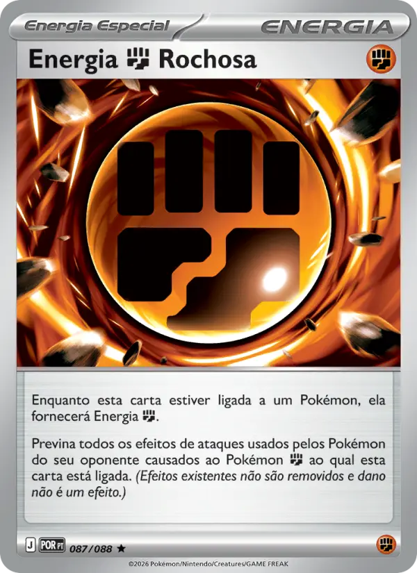 Energia Fighting Rochosa — Equilíbrio Perfeito 087