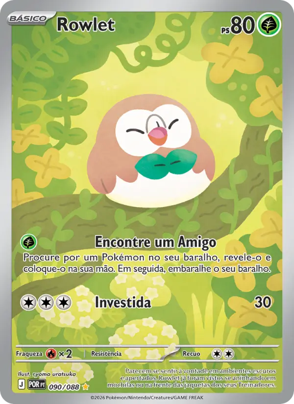 Rowlet — Equilíbrio Perfeito 090