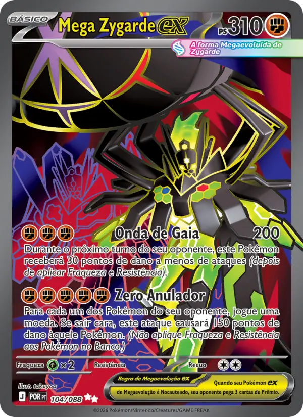 Mega Zygarde ex — Equilíbrio Perfeito 104