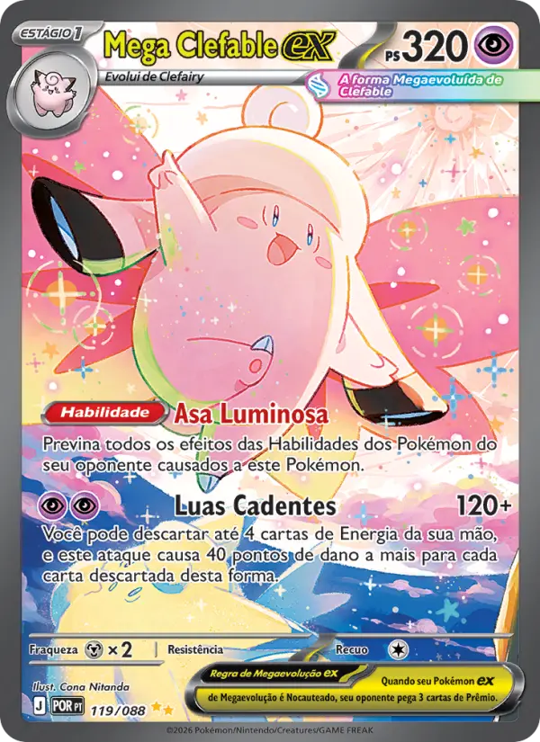 Mega Clefable ex — Equilíbrio Perfeito 119
