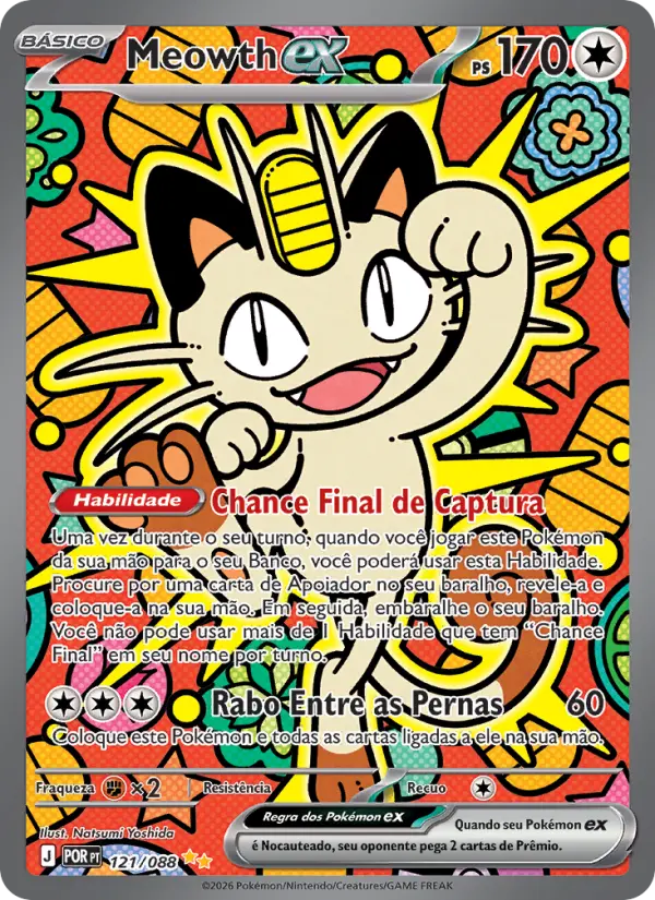 Meowth ex — Equilíbrio Perfeito 121
