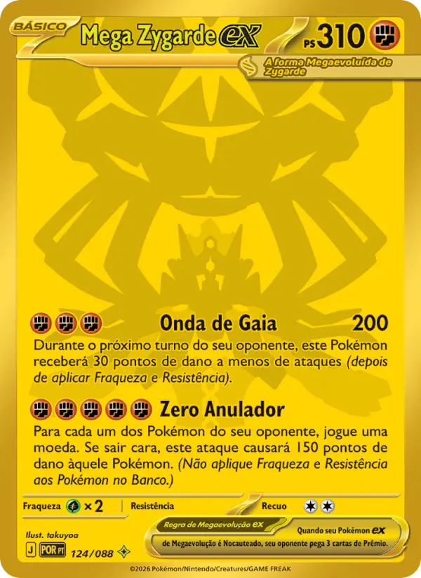 Mega Zygarde ex — Equilíbrio Perfeito 124