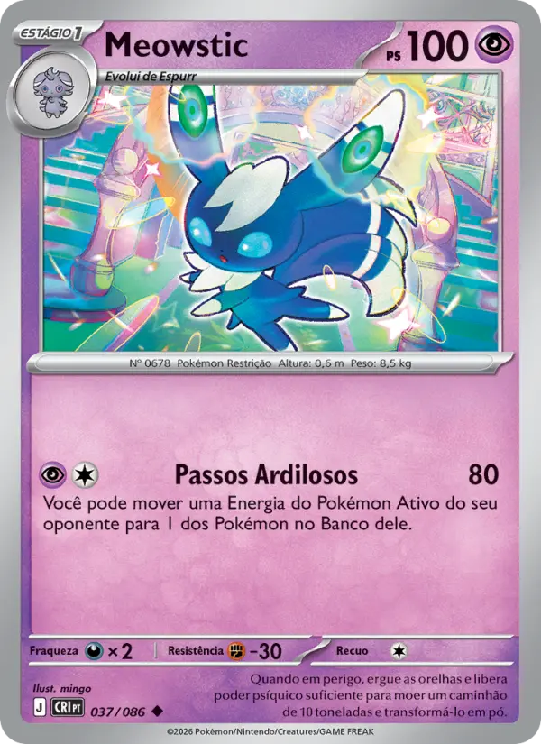 Meowstic — Caos Ascendente 037