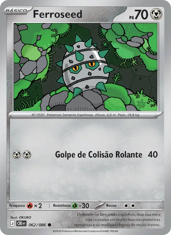 Ferroseed — Caos Ascendente 062