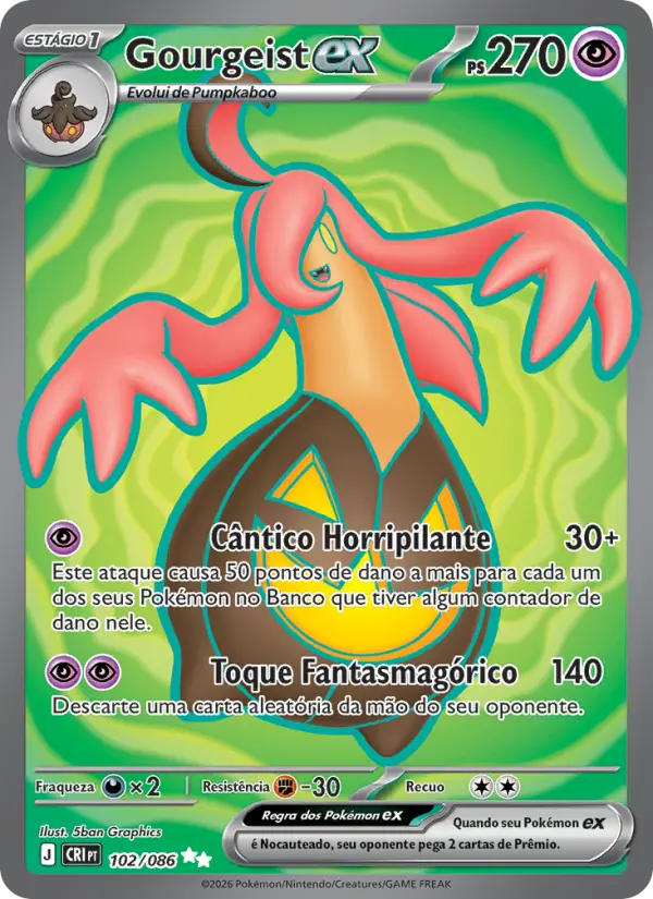 Gourgeist ex — Caos Ascendente 102