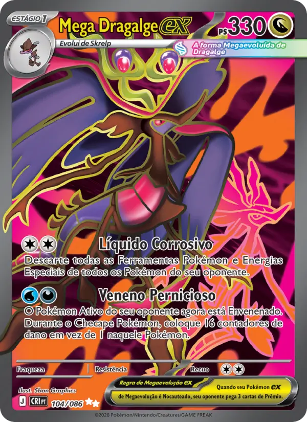 Mega Dragalge ex — Caos Ascendente 104
