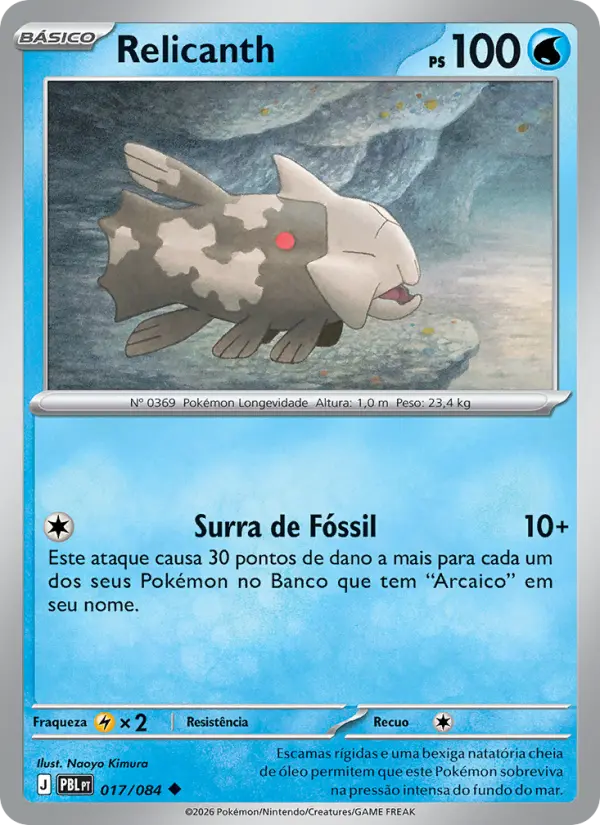 Relicanth — Escuridão Absoluta 017