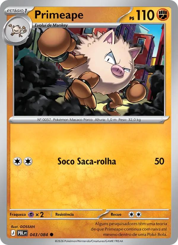 Primeape — Escuridão Absoluta 043