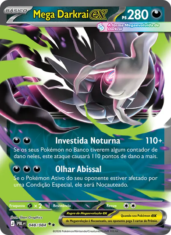 Mega Darkrai ex — Escuridão Absoluta 048