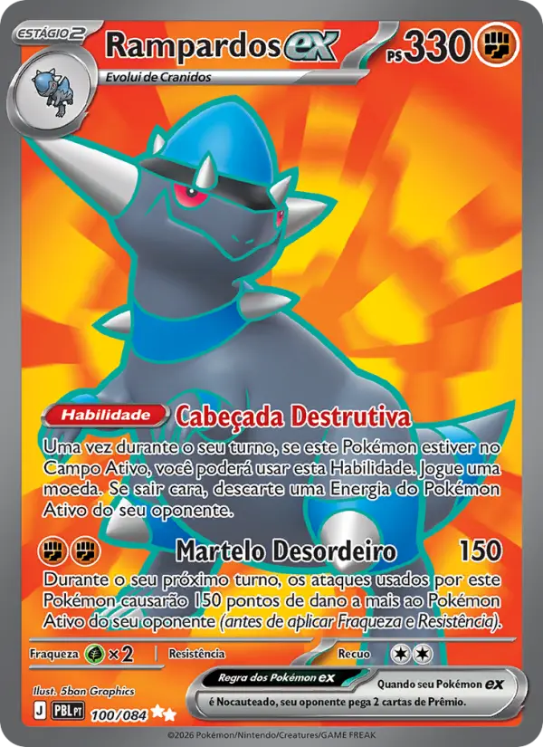 Rampardos ex — Escuridão Absoluta 100