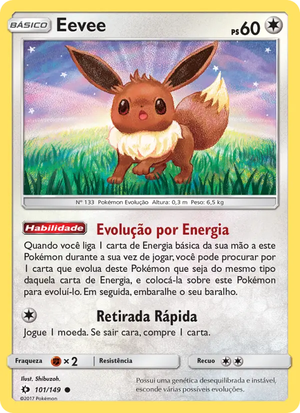 Eevee — Sol e Lua 101