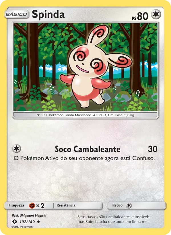 Spinda — Sol e Lua 102