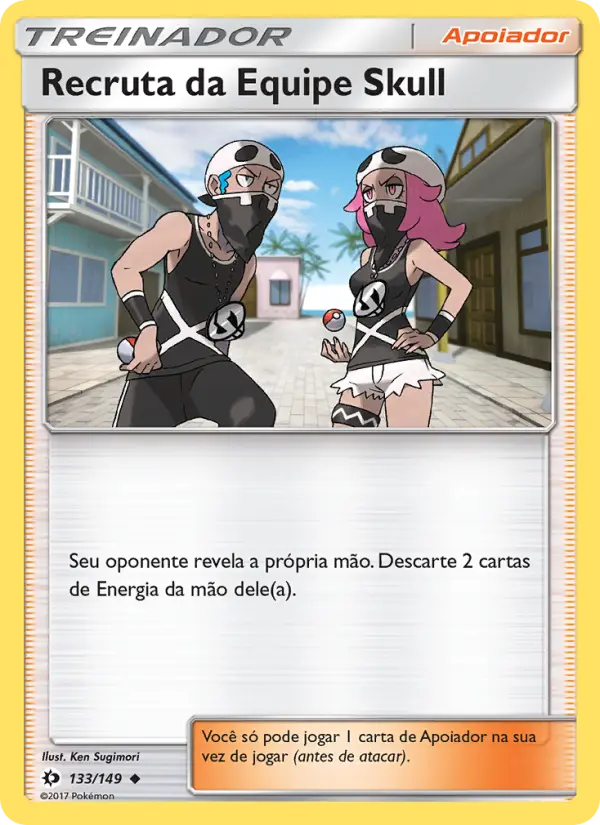 Recruta da Equipe Skull — Sol e Lua 133