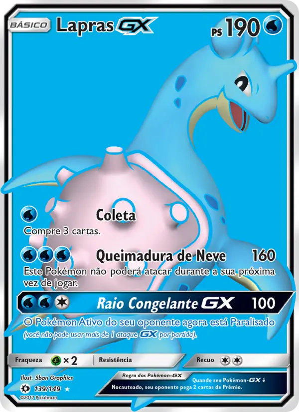 Lapras GX — Sol e Lua 139