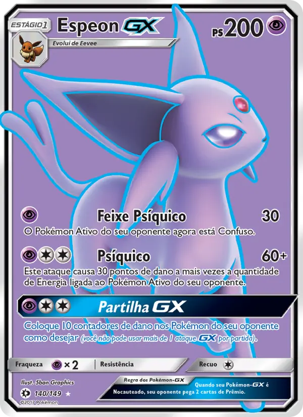 Espeon GX — Sol e Lua 140