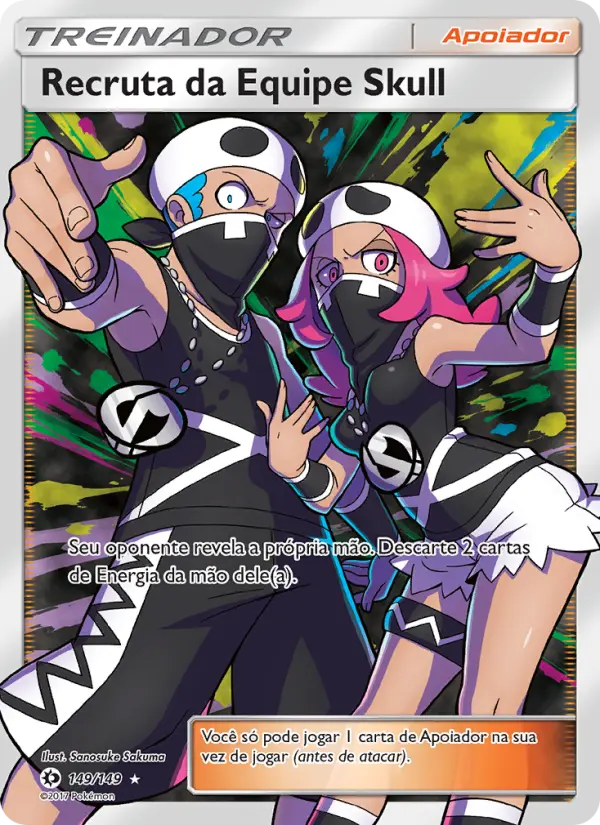 Recruta da Equipe Skull — Sol e Lua 149