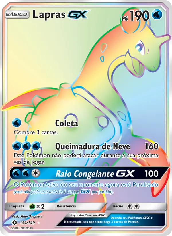 Lapras GX — Sol e Lua 151