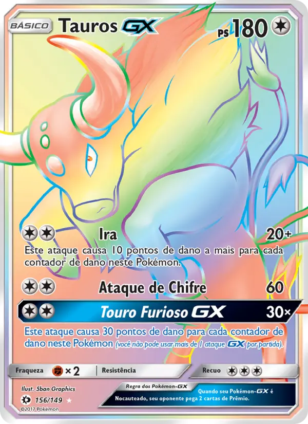 Tauros GX — Sol e Lua 156