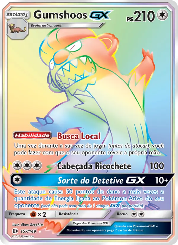 Gumshoos GX — Sol e Lua 157
