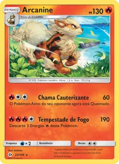 Arcanine — Sol e Lua 22