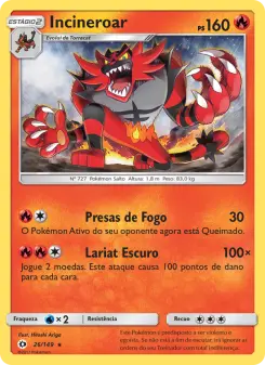 Incineroar — Sol e Lua 26