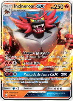 Incineroar GX — Sol e Lua 27