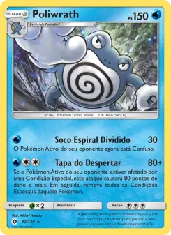 Poliwrath — Sol e Lua 32