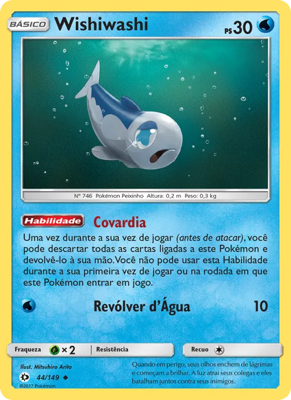 Wishiwashi — Sol e Lua 44