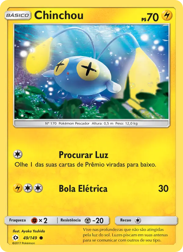 Chinchou — Sol e Lua 49
