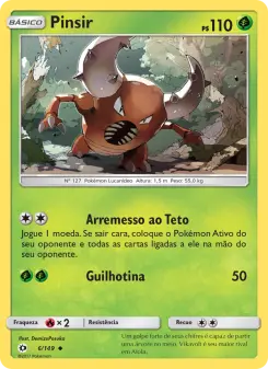 Pinsir — Sol e Lua 6